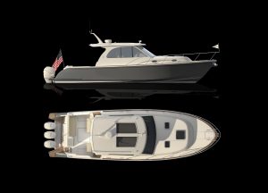 Hinckley Sport Boat 40x_Plan and Profile